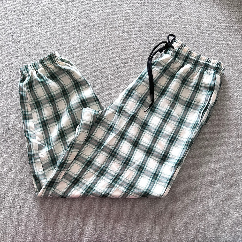 Shein Women's Plaid Pull-Up Jogger Pants Size 0XL